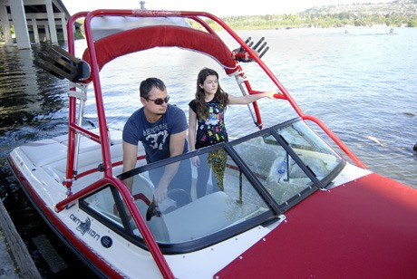 Bellevue resident Mircea Calin and his daughter