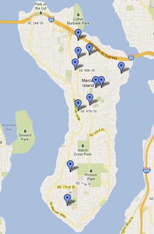 A series of burglaries happened in December on Mercer Island.