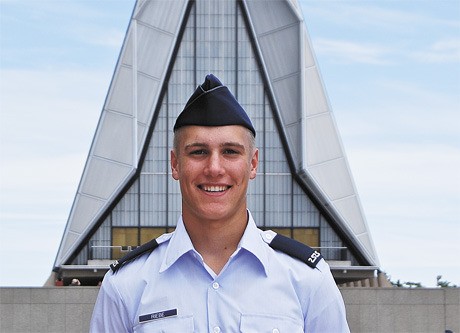 Beau Riebe was recently accepted to the Air Force Academy’s parachute team.