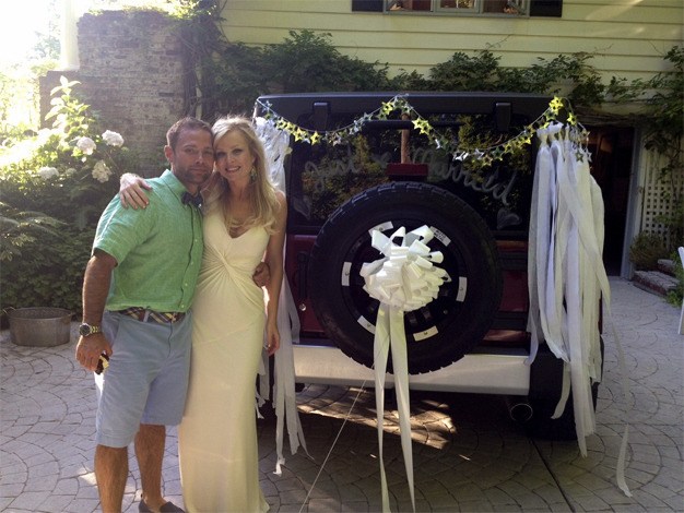 Aron Penski and Yaffa Grace were married on July 28