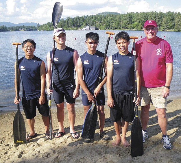Cascade Canoe and Kayak Racing Team members Wilbert Lam