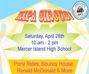The annual Mercer Island Preschool Association Circus is Saturday