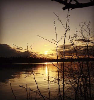 Adam Baughman snapped this picture of a recent sunset over Lake Washington.