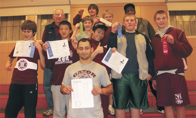 The IMS wrestling team recently won the league title.