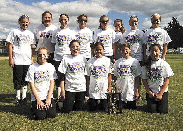 Mercer Island student Jessica Ramseyer is a member of the Bellevue Blast Black 2000 softball team which recently won a tournament in Tacoma.