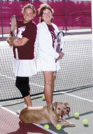 Karin Hedlund and her mother