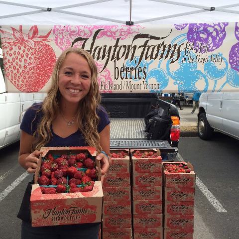 Hayton Farms is one of many June vendors at the Mercer Island Farmers Market. Opening day is 10 a.m. to 3 p.m. this Sunday.