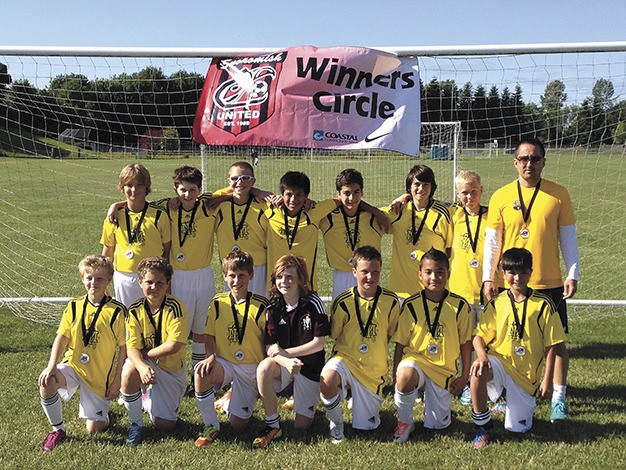 The Mercer Island Heat boys soccer 12U soccer team recently won the Snohomish Bigfoot tournament in early June.