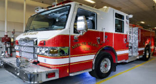 The Mercer Island Fire Department recently received two new fire trucks. The city paid about $1 million to replace the 24-year-old green trucks.