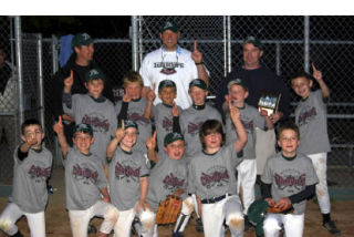 The Rays won the Mercer Island Little League AA Championship on May 29 at the Lid Park.