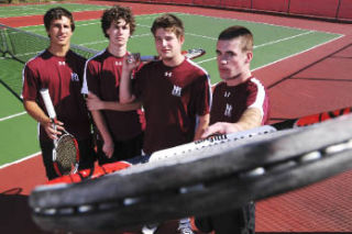 Mercer Island High School boys tennis team captains