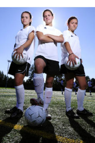 Mercer Island High School girls soccer team captains