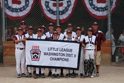 District Nine Champs: (left to right) Nick Taylor