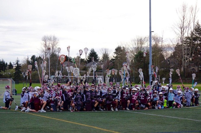 Contributed photoThe Mercer Island Lacrosse Club is sponsoring a lacrosse stick giveaway for grades K-2 on April 3.