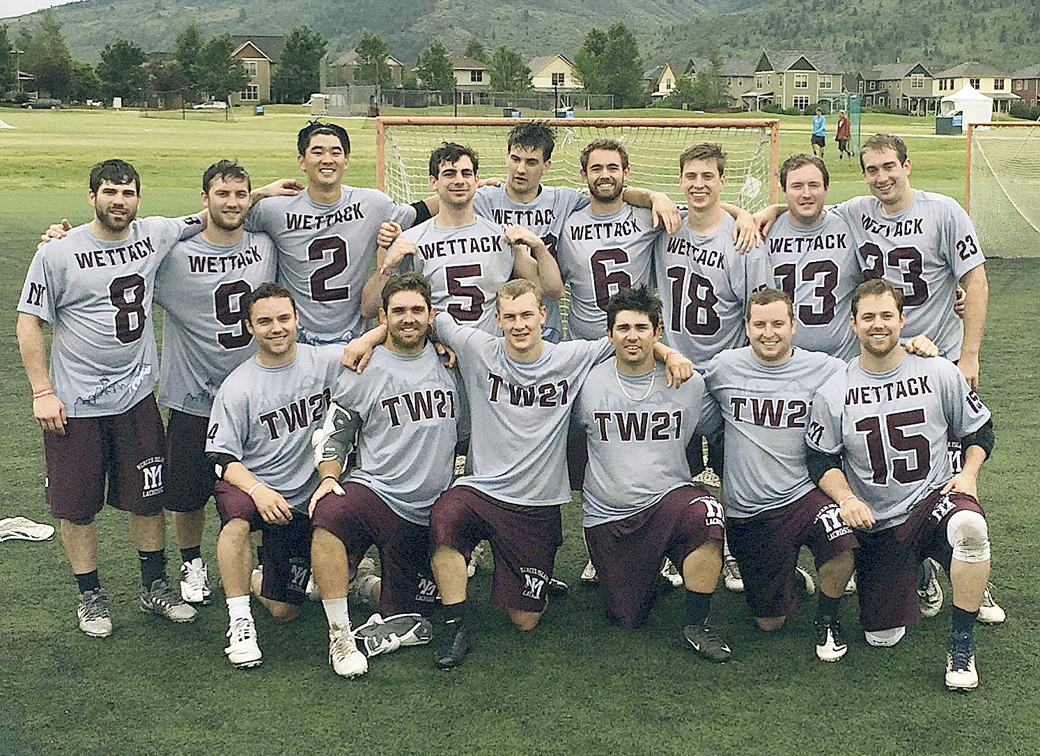 A team of Mercer Island lacrosse alumni took part in the Vail Lacrosse Tournament over the Fourth of July weekend (photo courtesy of Gregory Mahony).