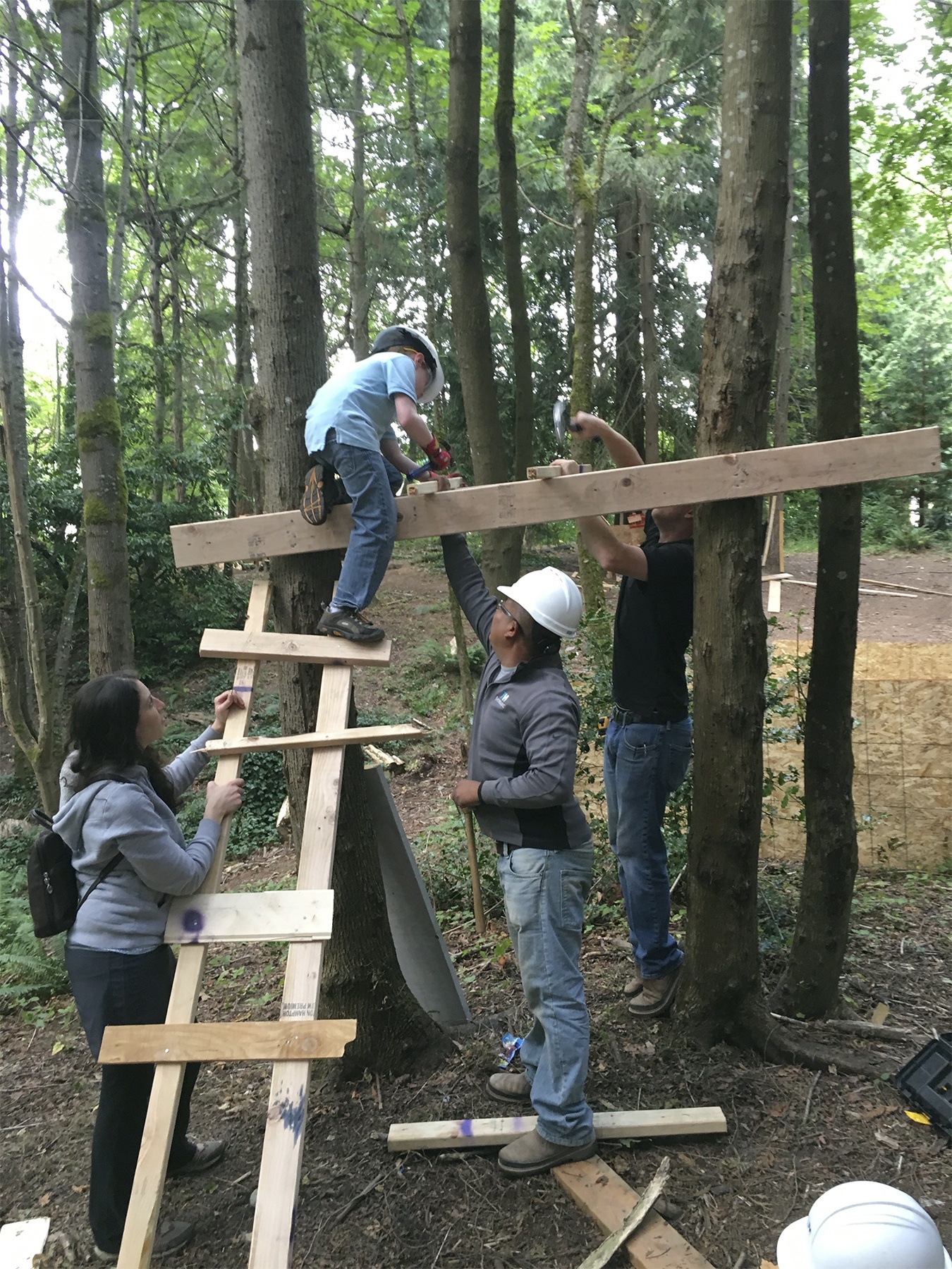 Adventure Playground is now open in Deane Children's Park at 5500 Island Crest Way. Photo courtesy of JayMarc Homes.