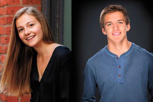 Mercer Island High School seniors Hanna Puetz and Thomas Mehdi were the Rotary Club’s Islanders of the Month for October.