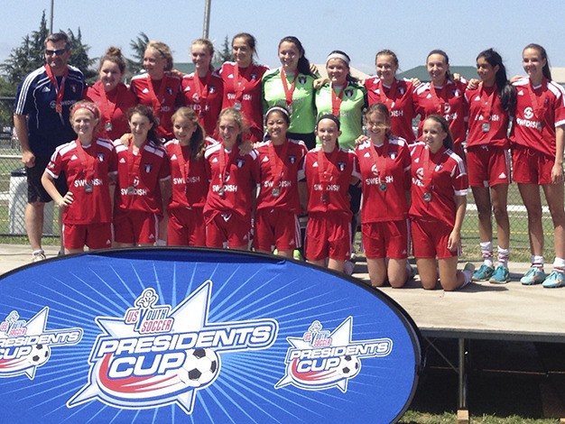 Eastside FC G99 White took second at the 2014 President’s Cup in Morgan Hill