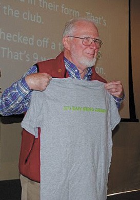 Lowell Erickson was a winner of the Green Ribbon Challenge this spring.