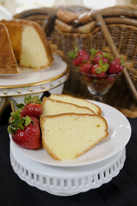 Pound cake is a versatile dessert. Pair it with fresh fruit and enjoy.