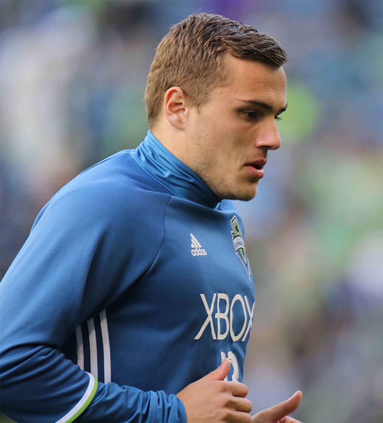 Seattle Sounders FC forward and former Mercer Island soccer standout Jordan Morris was named MLS Rookie of the Year on Wednesday. Photo courtesy of Dan Poss/Sounders FC Communications.