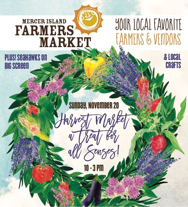 Mercer Island’s Harvest Market is Nov. 20