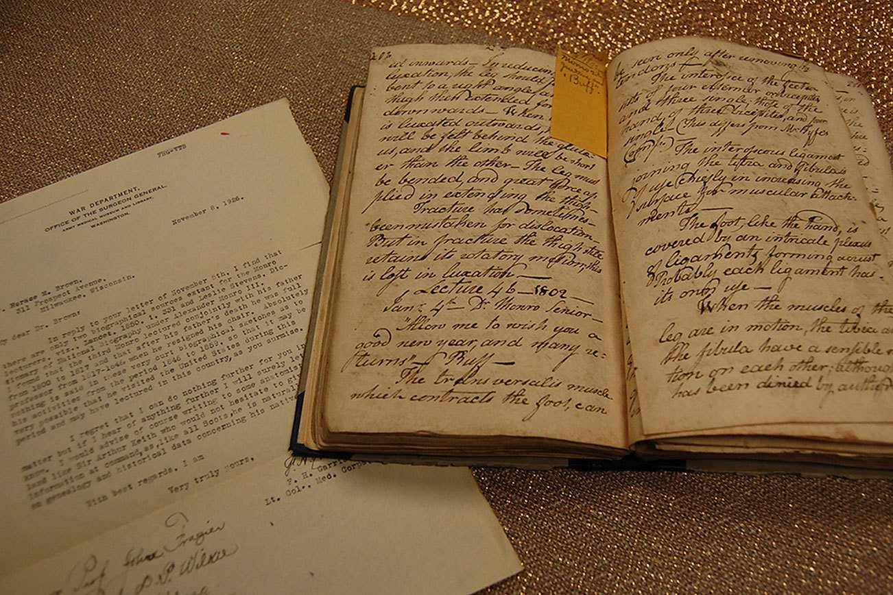 Notes from the past | Old surgical notebook donated to Mercer Island Thrift Shop