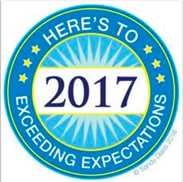 Here’s to exceeding expectations in 2017