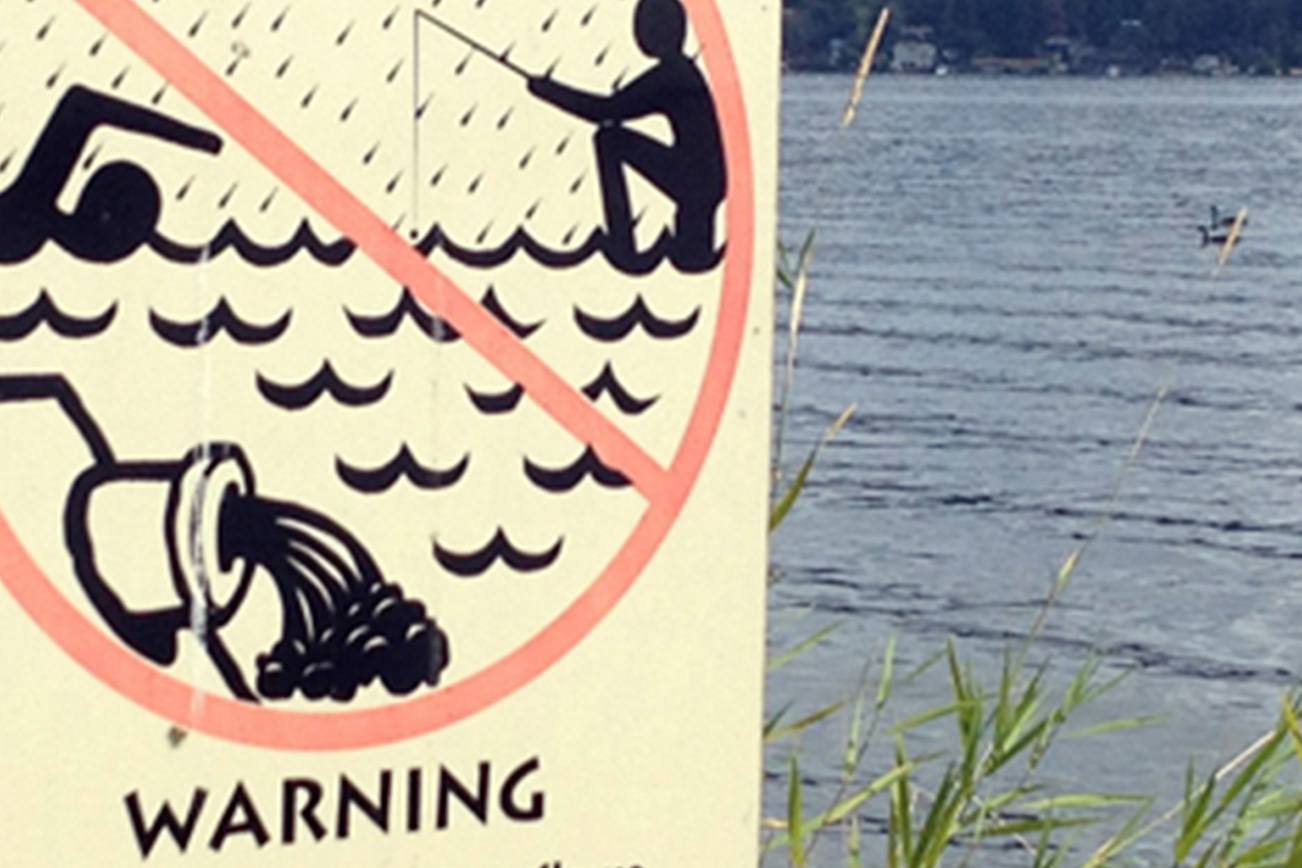 Wastewater overflows into Lake Washington in Mercer Island during power