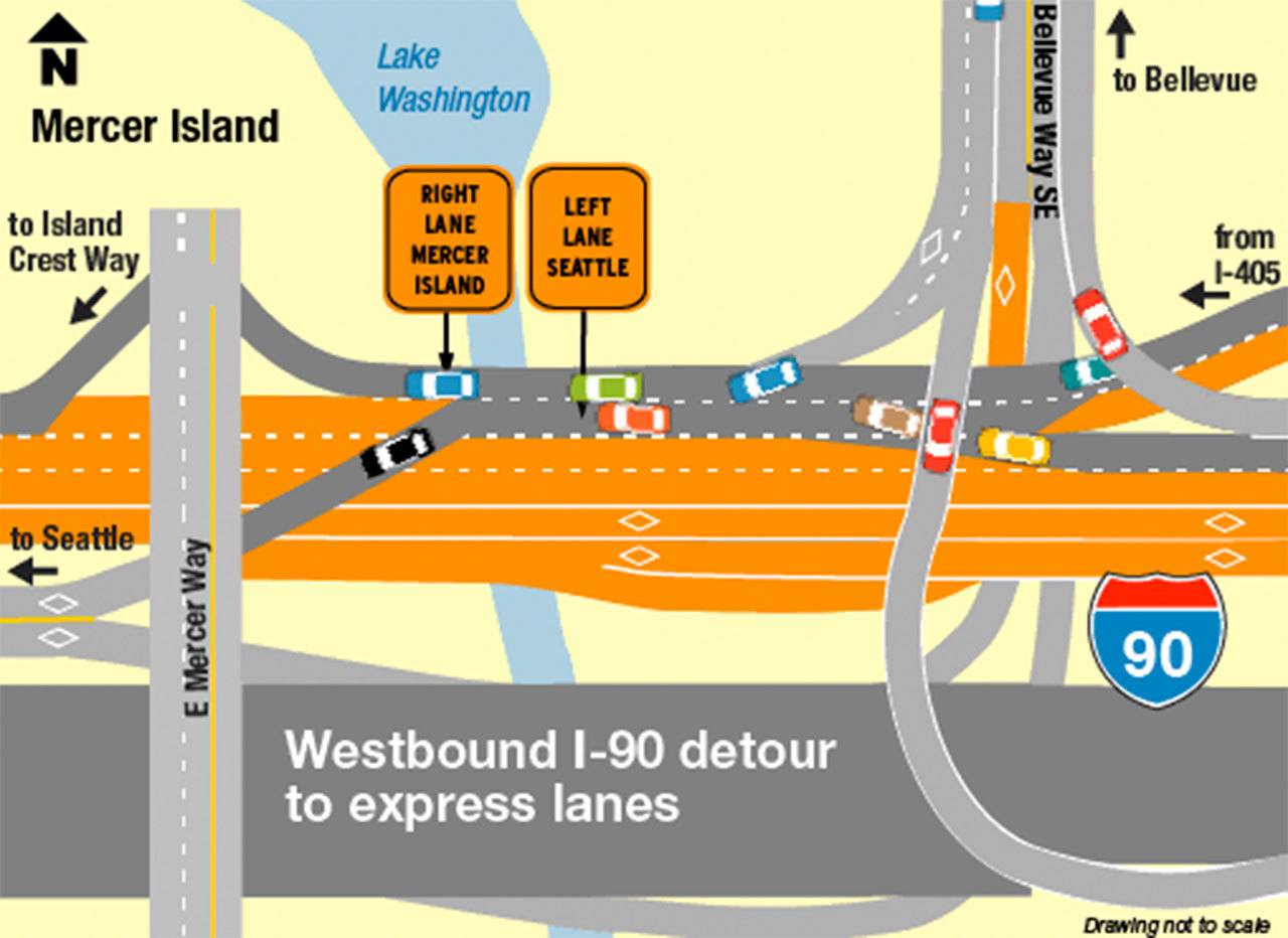 Westbound I-90 to close this weekend
