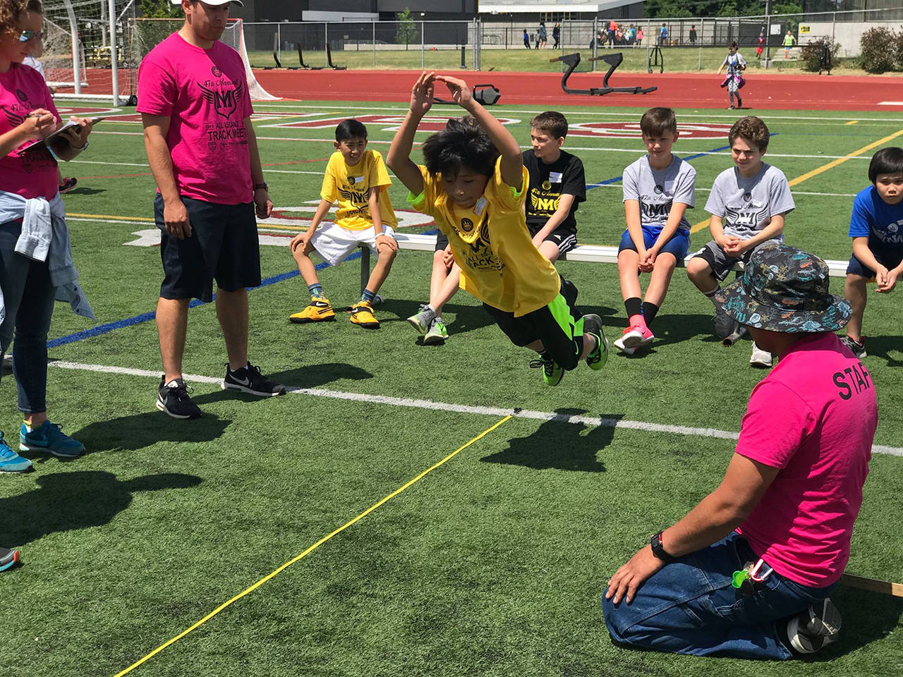 Mercer Island athletes compete at the 47th annual All-Island Track Meet. Photos courtesy of Mercer Island Parks and Recreation