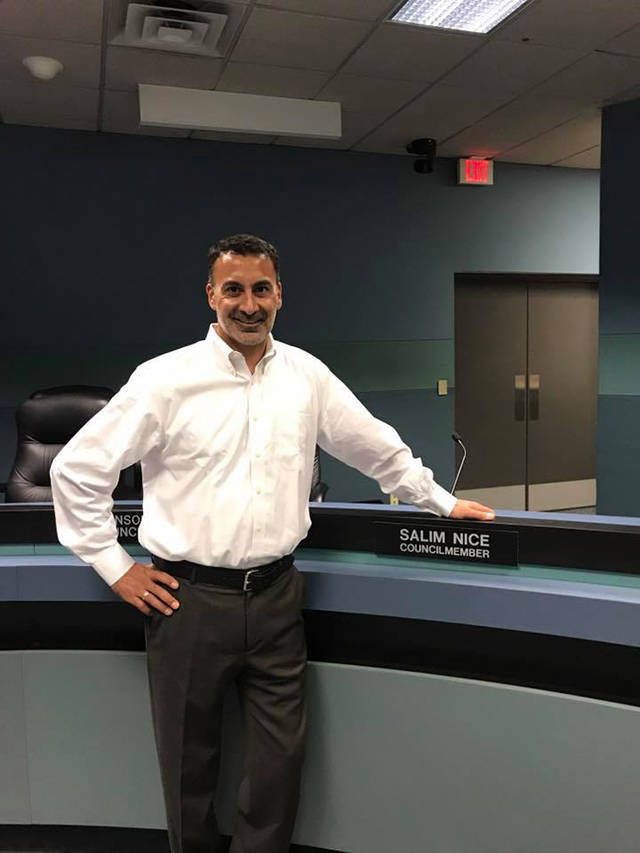 Salim Nice was selected to fill the vacancy on the Mercer Island City Council on July 17. Photo via Twitter