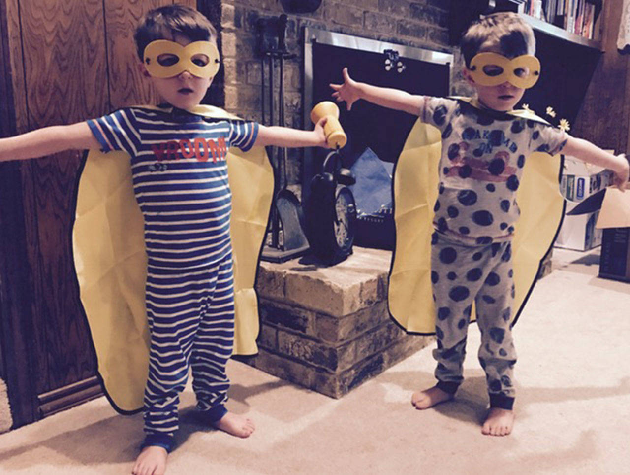 Natalie Drugan’s 4-year-old twin boys, pictured, were both victims of choking within four days of each other. Island superheroes saved their lives. Photo courtesy of Natalie Drugan