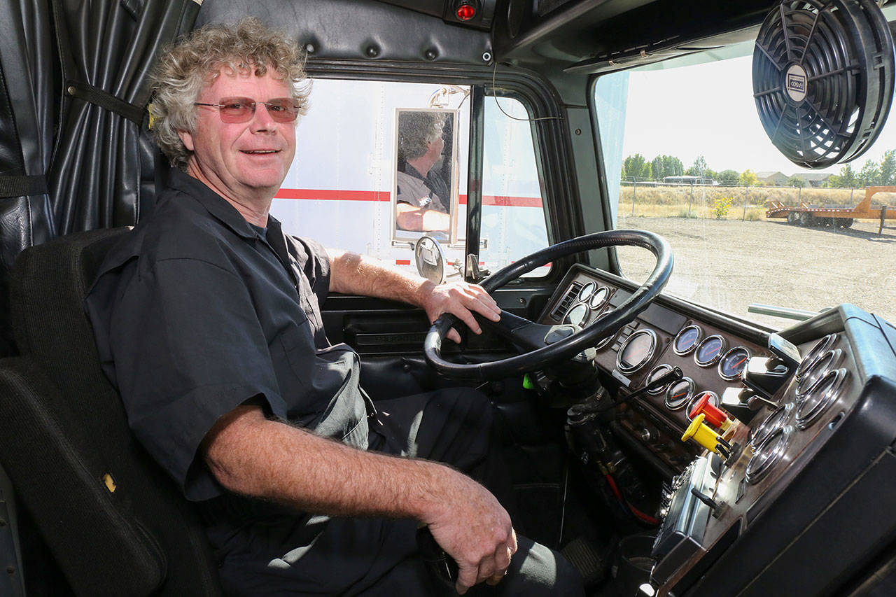 Finn Murphy details his life on the road as a trucker in “The Long Haul.” He’ll speak at Island Books on Aug. 21. Contributed photo