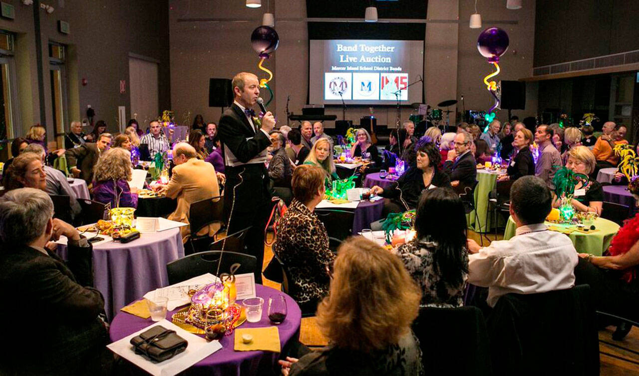 This year’s Band Together Celebration, raising money for Mercer Island band programs, will be held at the end of the month. Photo courtesy of David Cummings