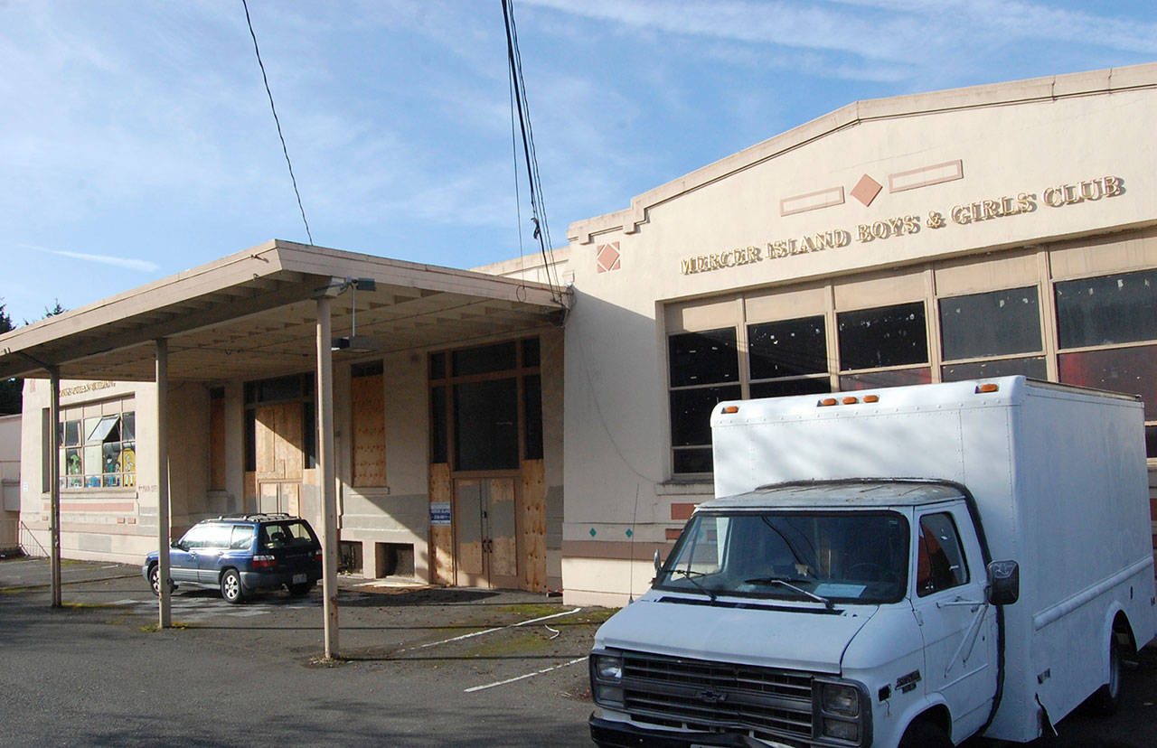 The old East Seattle School and Boys and Girls Club building is set to be demolished, according to a permit on file with the city of Mercer Island. Future development may include 14 single family homes. Katie Metzger/staff photo