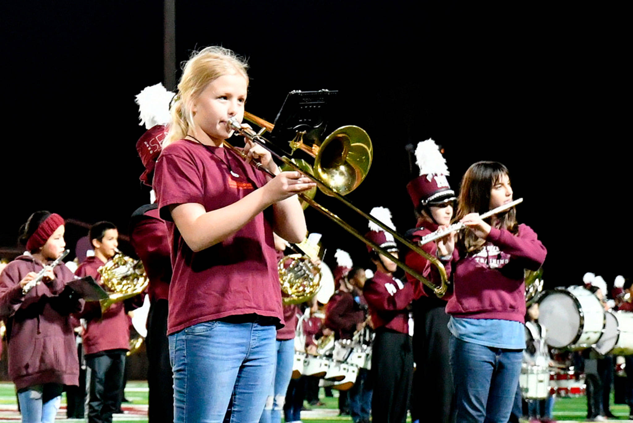 Musicians take the field for All Island Band Night