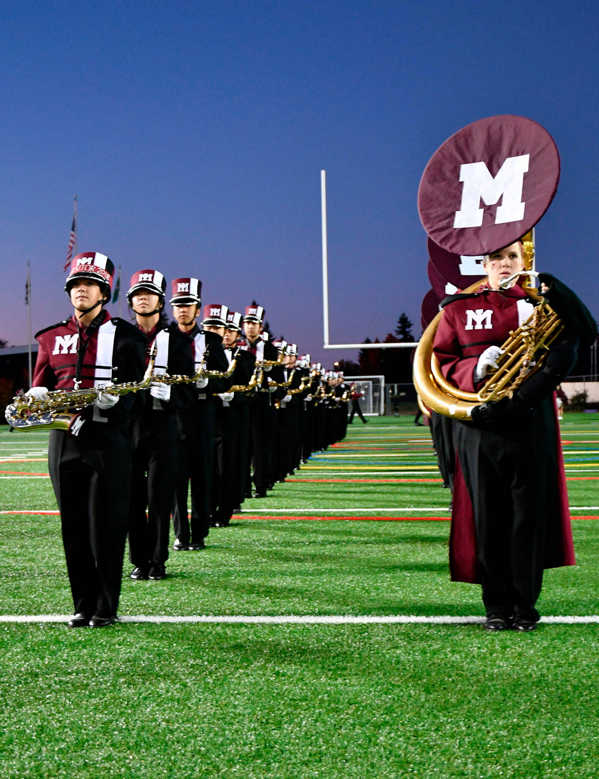 Musicians take the field for All Island Band Night
