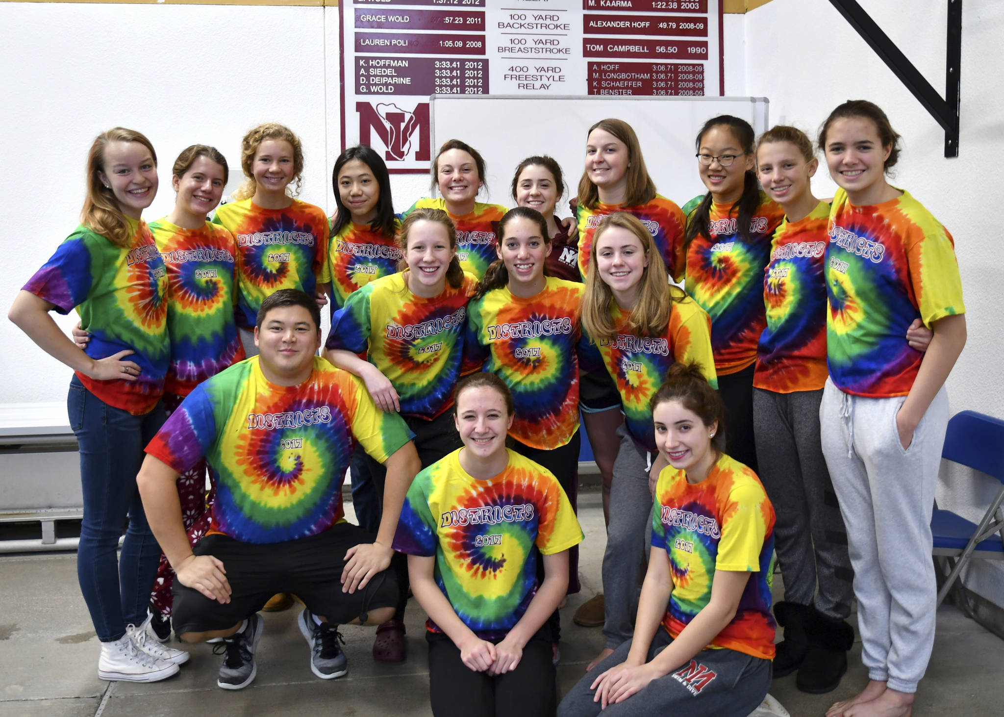 Photo courtesy of Allison Nelson                                The Mercer Island Islanders girls swim team captured third place at the Class 3A Sea-King District II girls swim and dive championships on Nov. 4 at Newport High School in Bellevue. The Islanders finished with a total of 139 team points. Holy Names Academy finished in fourth place with 138 points.