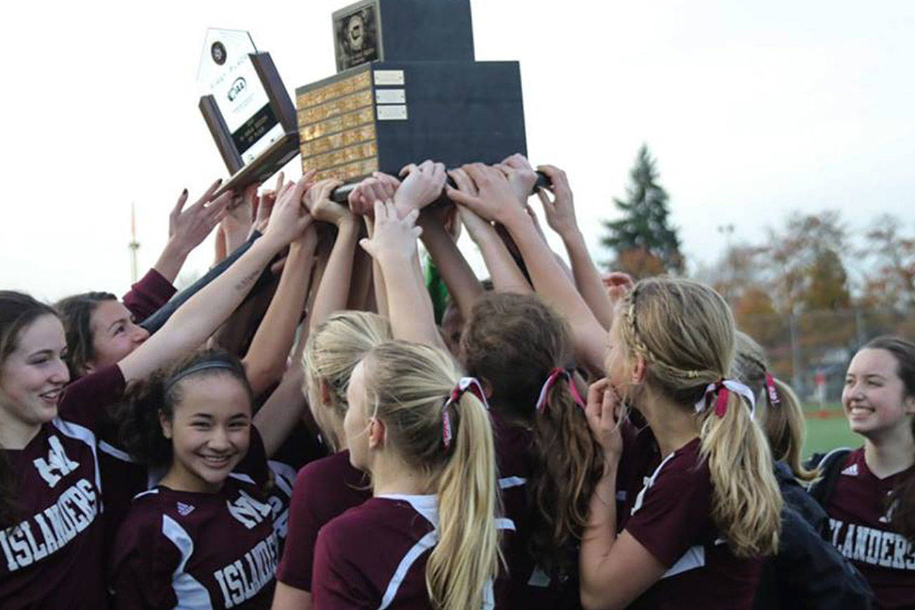 Photo courtesy of Don Borin/Stop Action Photography                                The Mercer Island girls soccer team won its first ever state championship courtesy of a 4-1 win against the Stadium Tigers on Nov. 18 at Sparks Stadium in Puyallup.