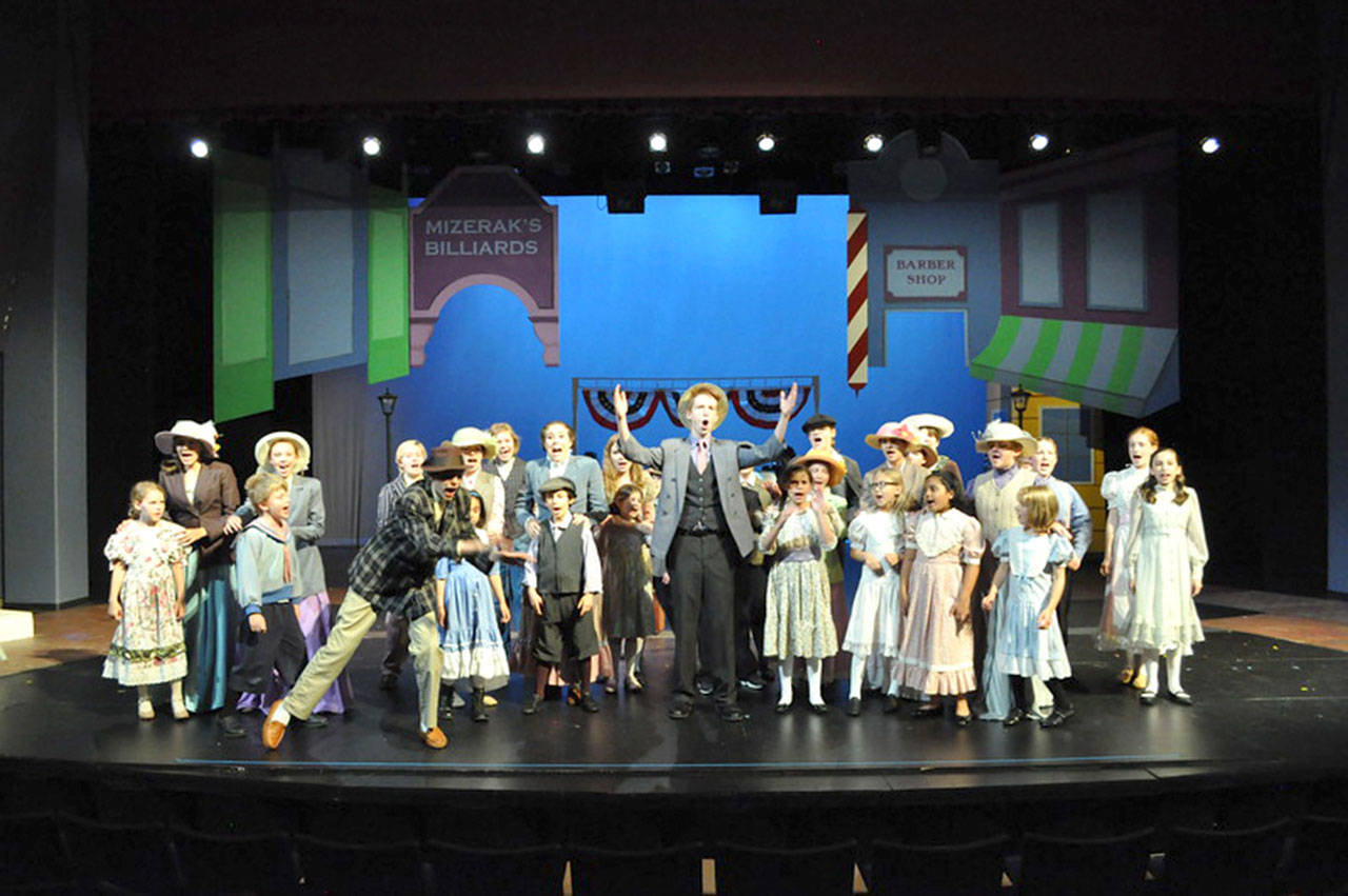 Youth Theatre Northwest’s production of The Music Man Jr (July 2017). Photo courtesy of Trina Wright