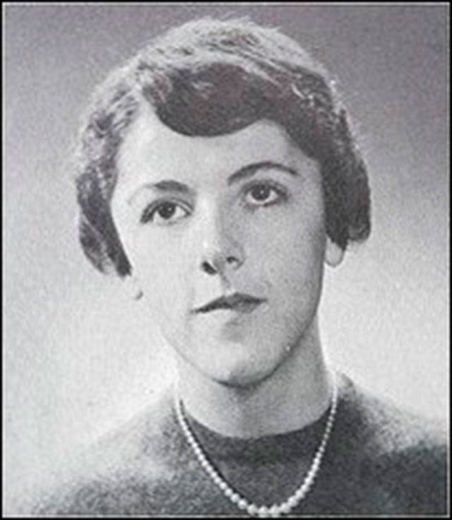 Stanley Ann Dunham’s photo in the 1960 Mercer Island High School yearbook. Photo via stanleyanndunhamfund.org