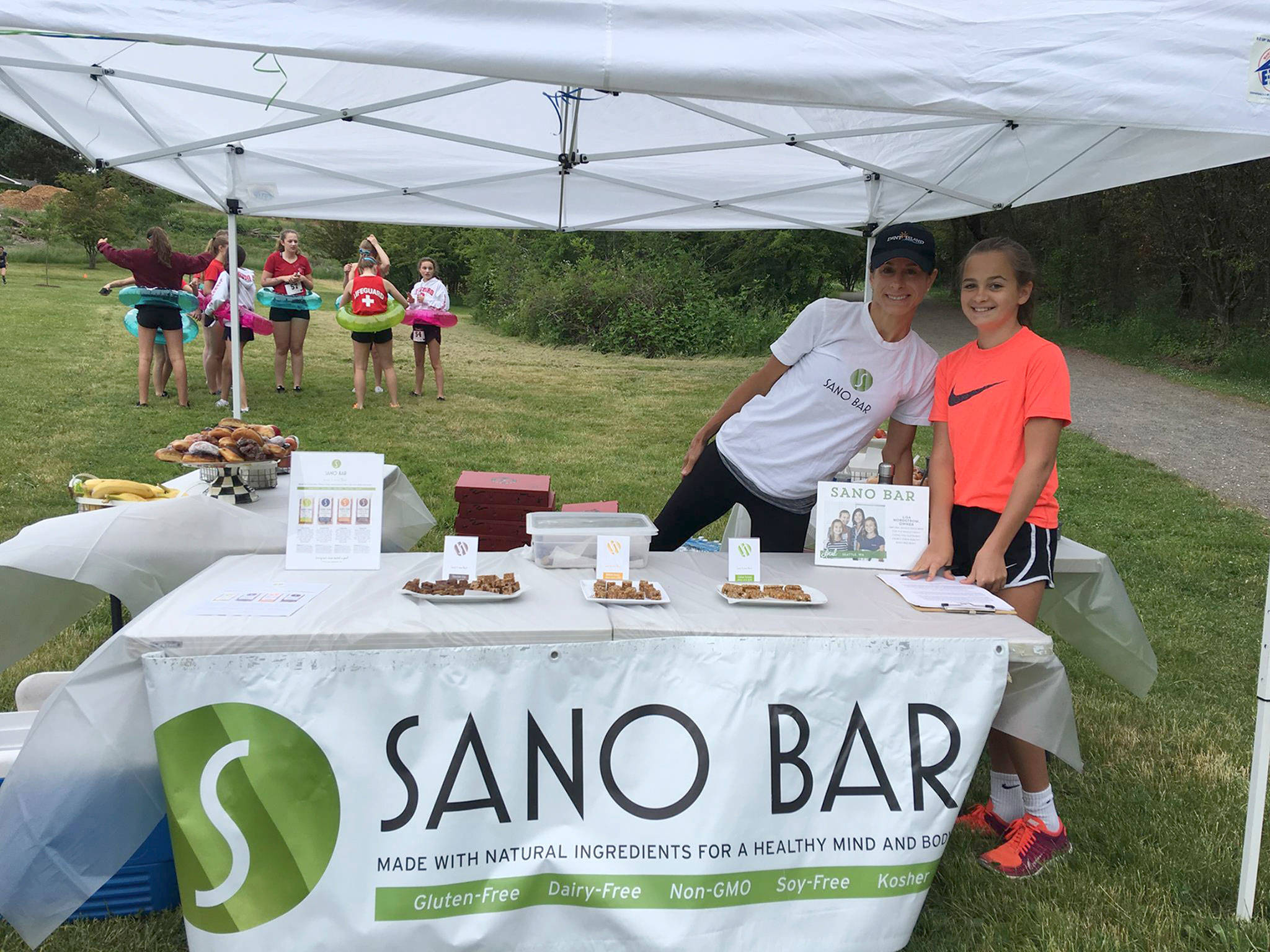 Lisa Nordstrom started Sano Bars with her daughters before deciding to open a bakery cafe. Photo via Facebook