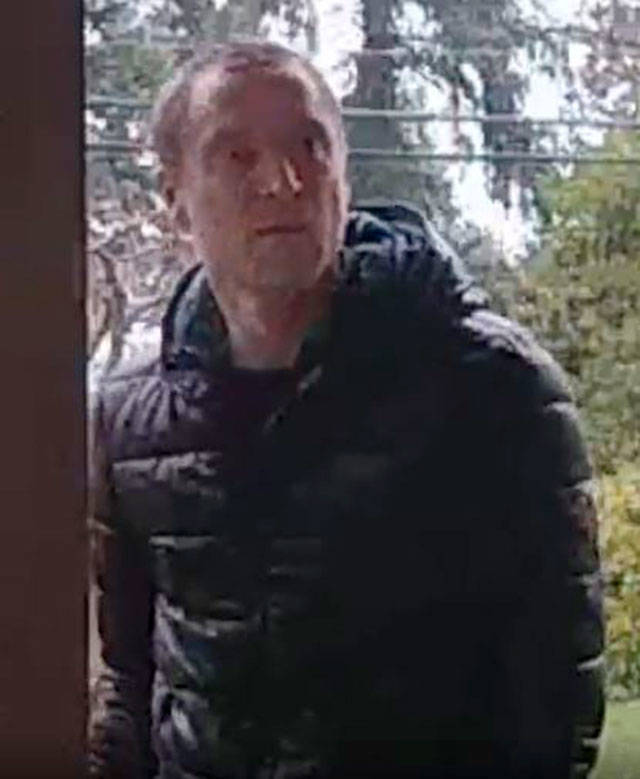 A video surveillance image of the thief who attempted to steal a fraudulent credit card. Photo courtesy of Mercer Island police