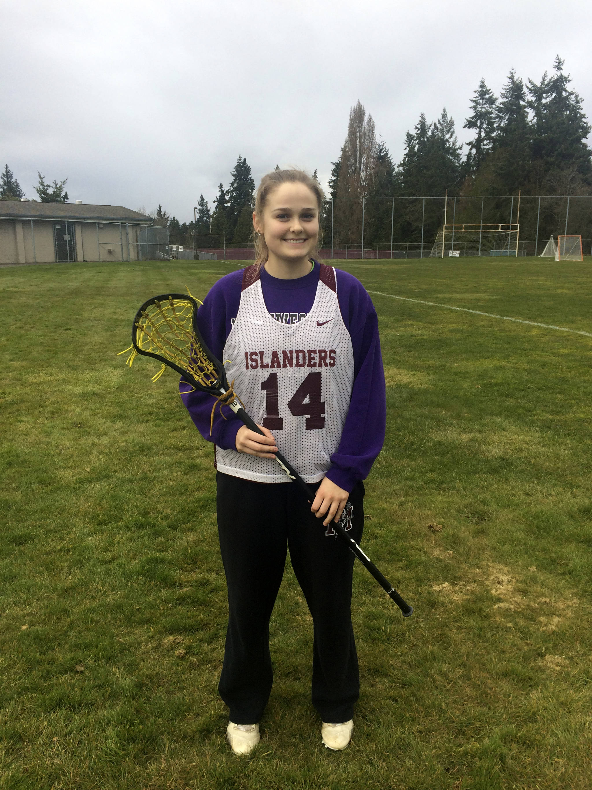 Shaun Scott, staff photo                                Mercer Island Islanders senior girls lacrosse player Katie Brodsky will play collegiate lacrosse for the Arizona State University in Tempe, Arizona next year.