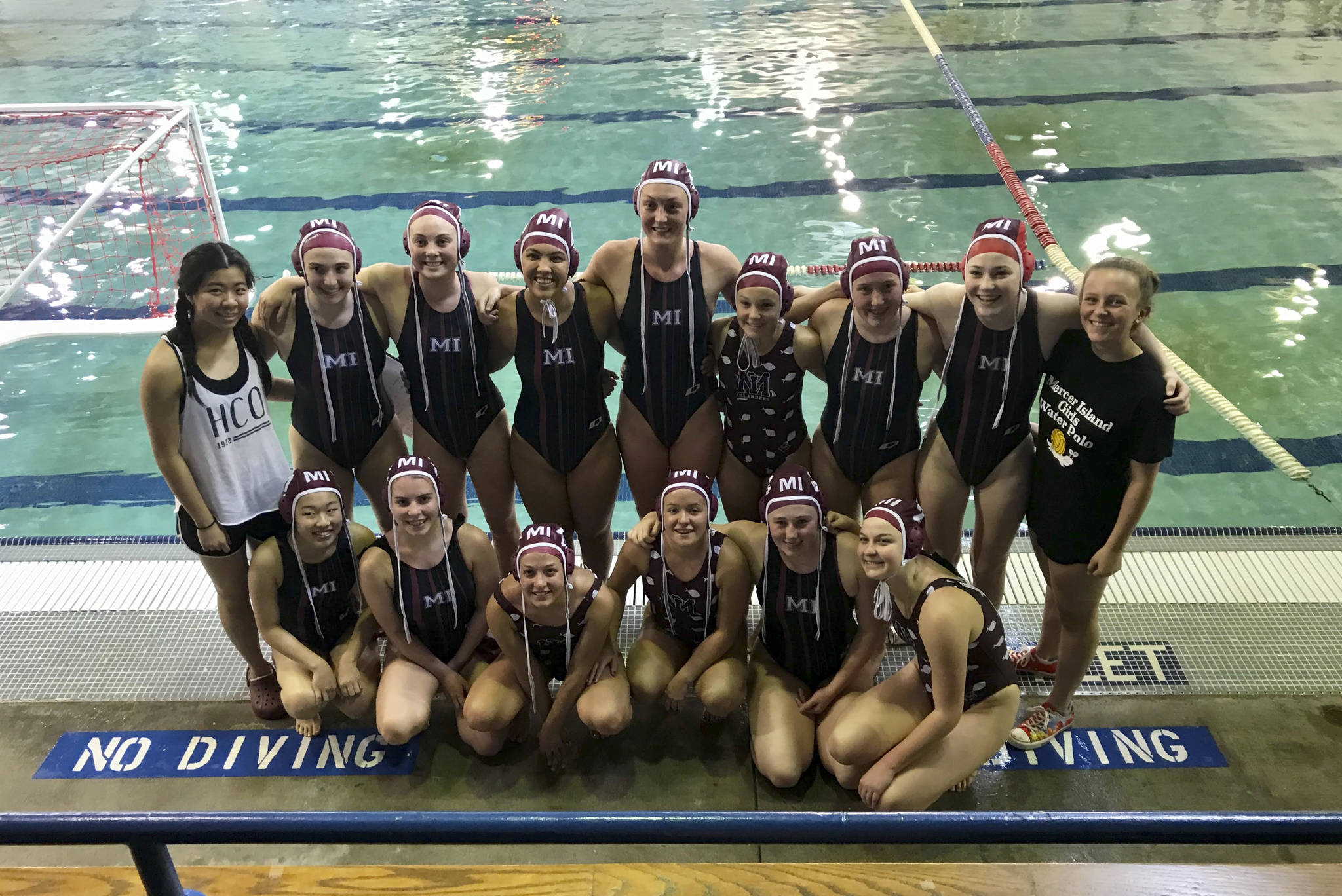 Photo courtesy of Debby Wilson                                The Mercer Island Islanders girls water polo team will compete at the state tournament from May 24-26 at Curtis High School in University Place.