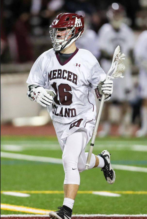 Mercer Island Islanders junior boys lacrosse player Stew Vassau, who plays midfielder, was named to the 2018 Washington State High School All-American team.                                Photo courtesy of Maryellen Johnson