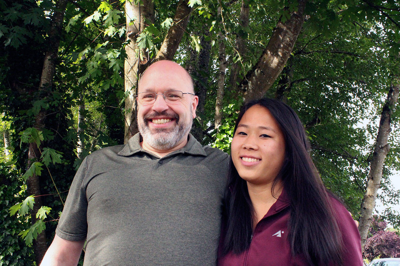 Father and daughter to graduate from Olympic College together, on Father’s Day