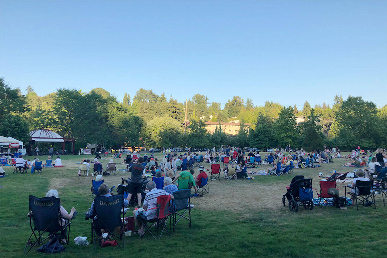 The last Mostly Music in the Park concert will take place on Aug. 24. Photo courtesy of the city of Mercer Island