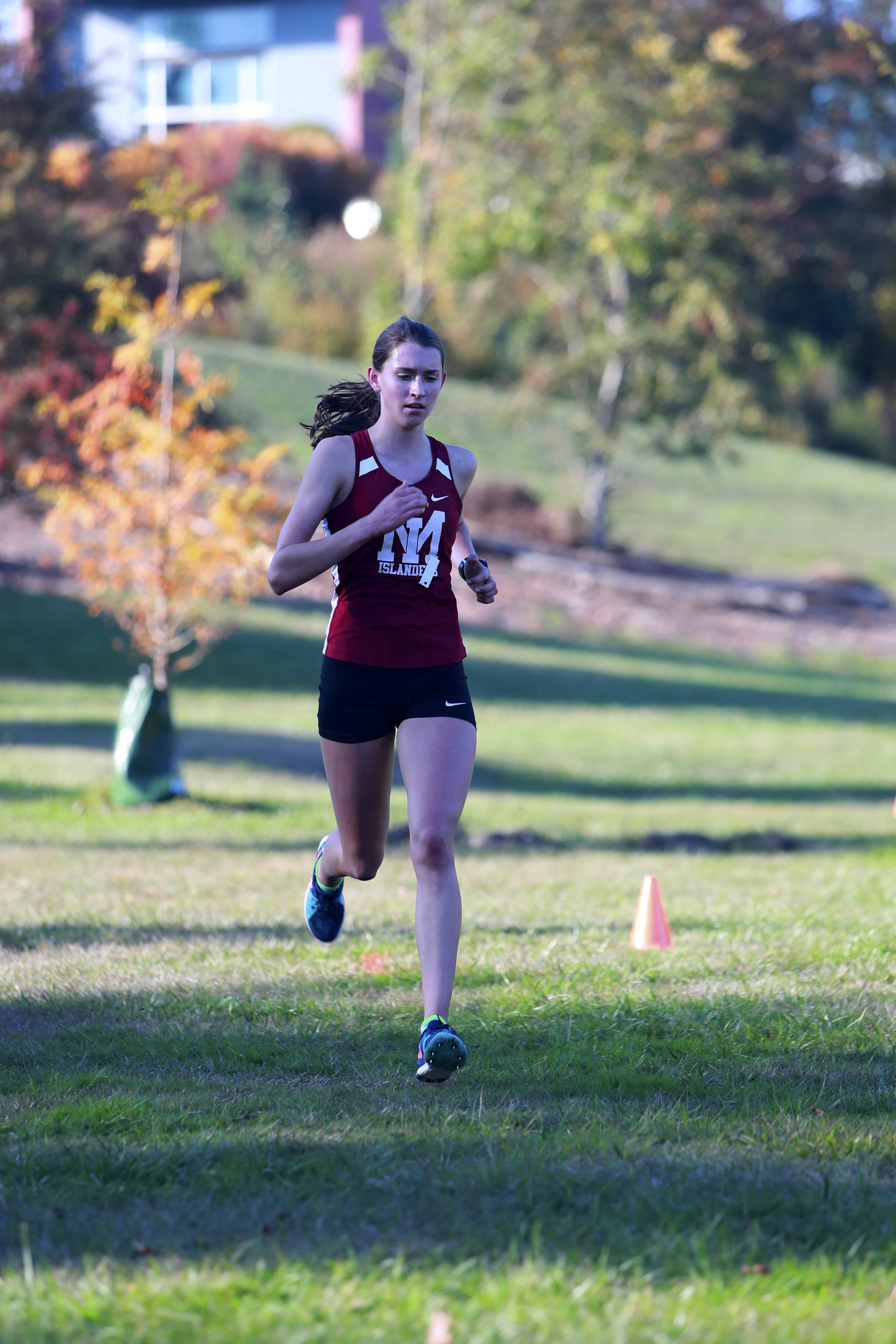 Mercer Island Islanders senior cross country athlete Maggie Baker advanced to the Class 3A state meet for four consecutive seasons from 2015 through 2018. Photo courtesy of Jay Na